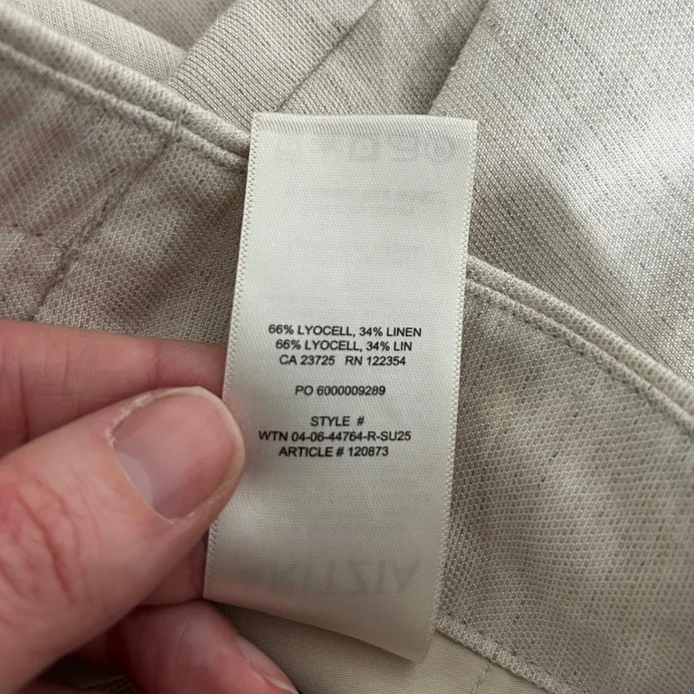 ARITZIA The Limitless Linen Pant in Natural Ecru